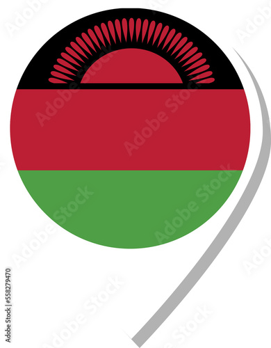Free Download Malawi flag check-in icon. - GFXLoad