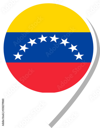 Venezuela flag check-in icon. Free Download Venezuela flag check-in icon. - GFXLoad