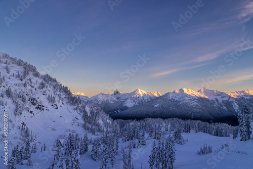 winter landscape with mountains © Josh Scholten