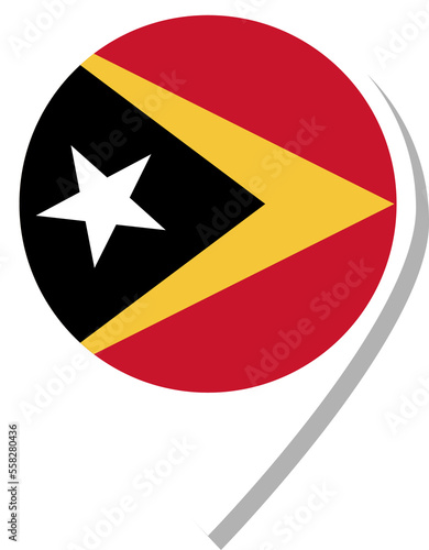 Free Download Timor Leste flag check-in icon. - GFXLoad