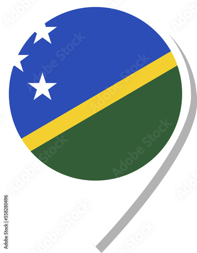 Free Download Solomon Islands flag check-in icon. - GFXLoad