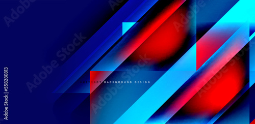 Dynamic triangle design with fluid gradient colors abstract background