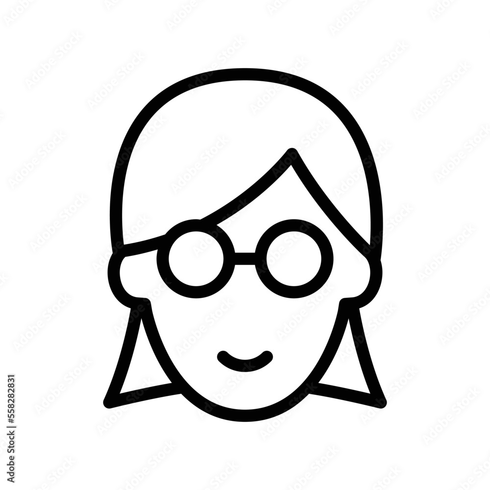 Female teacher vector icon symbol design Female teacher vector icon symbol design