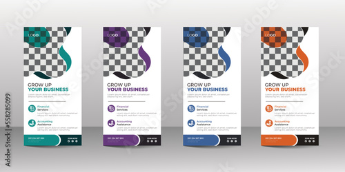 Professional Business corporate dl flyer or rack card design template