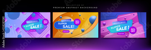 Special offer mega sale banner background template for big discount and deal. Design template for social media, poster, flyer, business ads, and new offer