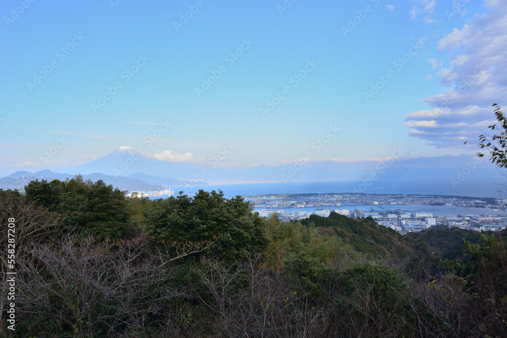 日本平から臨む富士山 静岡県静岡市