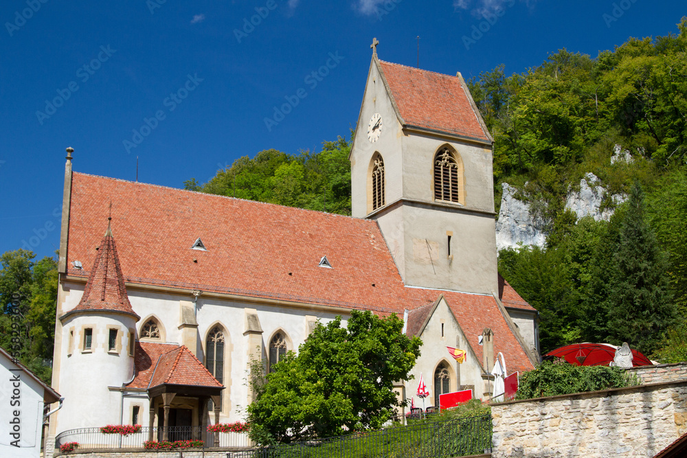 Church in Ferrette Alscace- France in 2012 Church in Ferrette Alscace- France in 2012