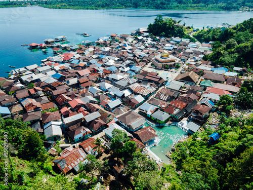 	
village on the coast, sawai maluku tengah photo