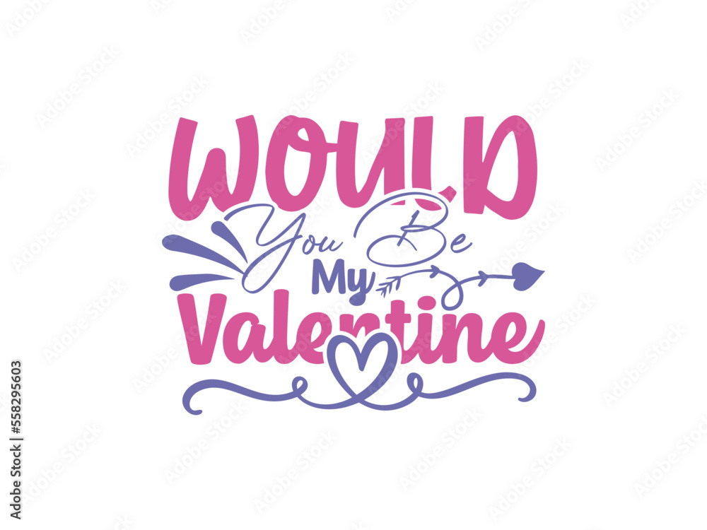Valentine day SVG design