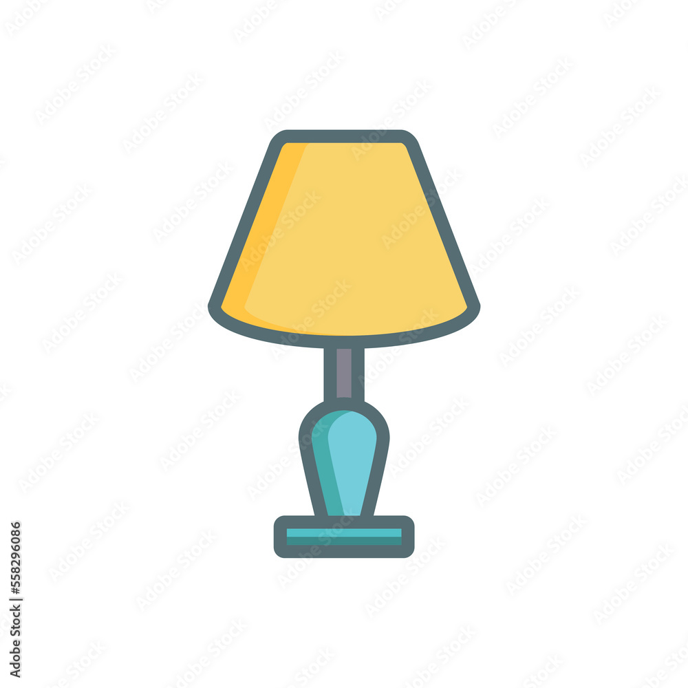 bedside lamp icon design vector template bedside lamp icon design vector template