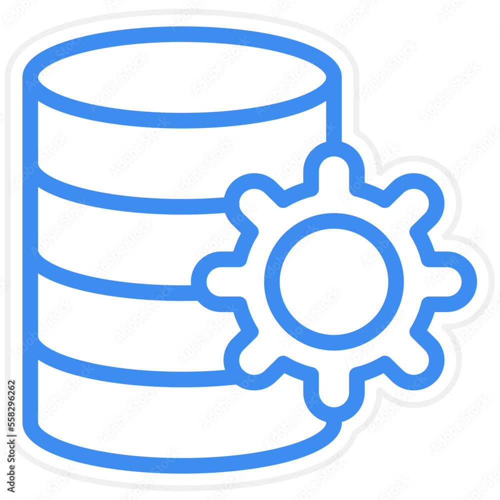 Data Management Icon Style Data Management Icon Style