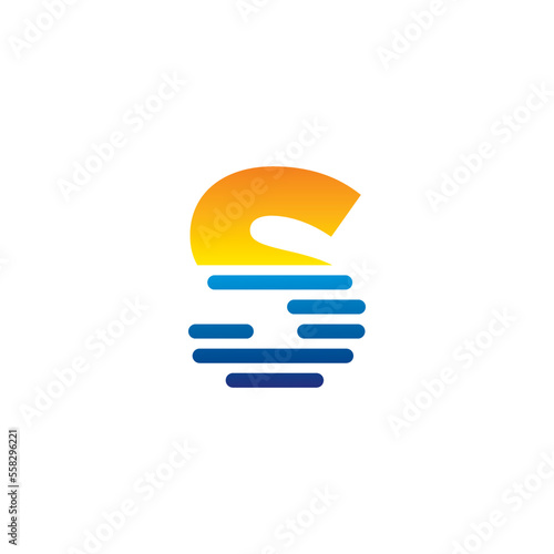 Abstract Letter S Logo Icon 011