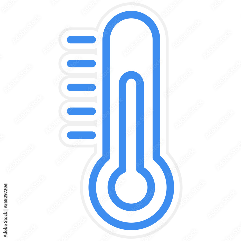Thermometer Icon Style