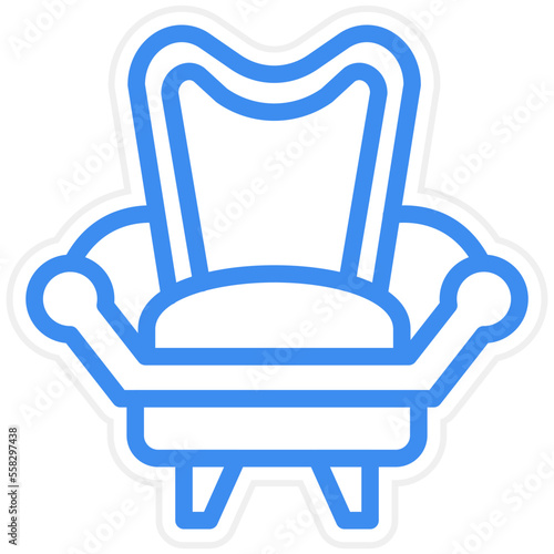 Armchair Icon Style