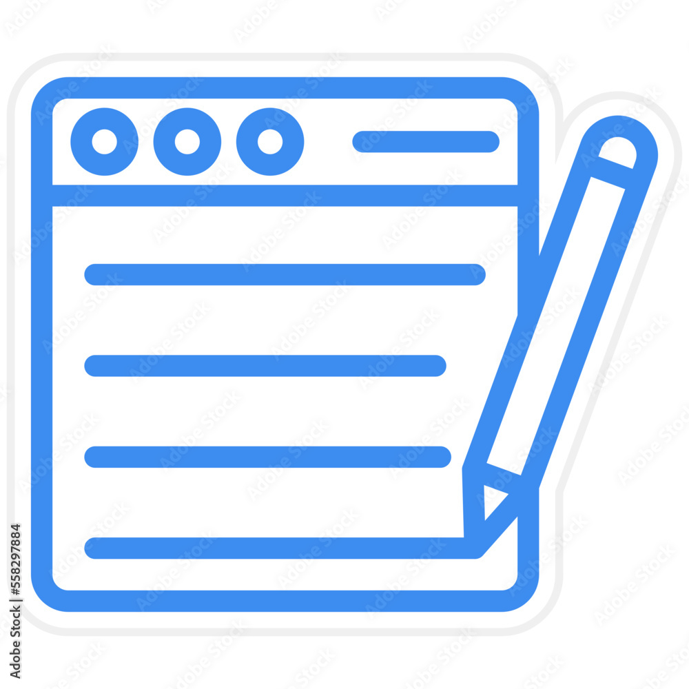 Blogging Icon Style Blogging Icon Style