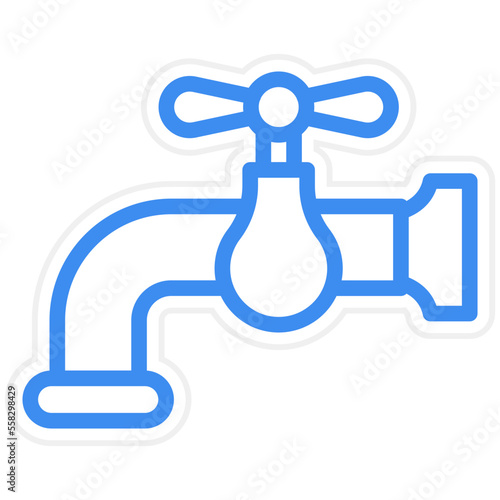 Water Tap Icon Style