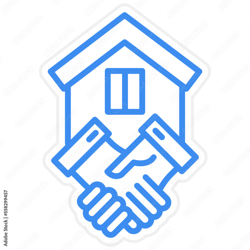 House Deal Icon Style House Deal Icon Style