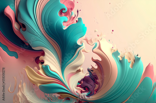 abstract wallpaper with pastel colors