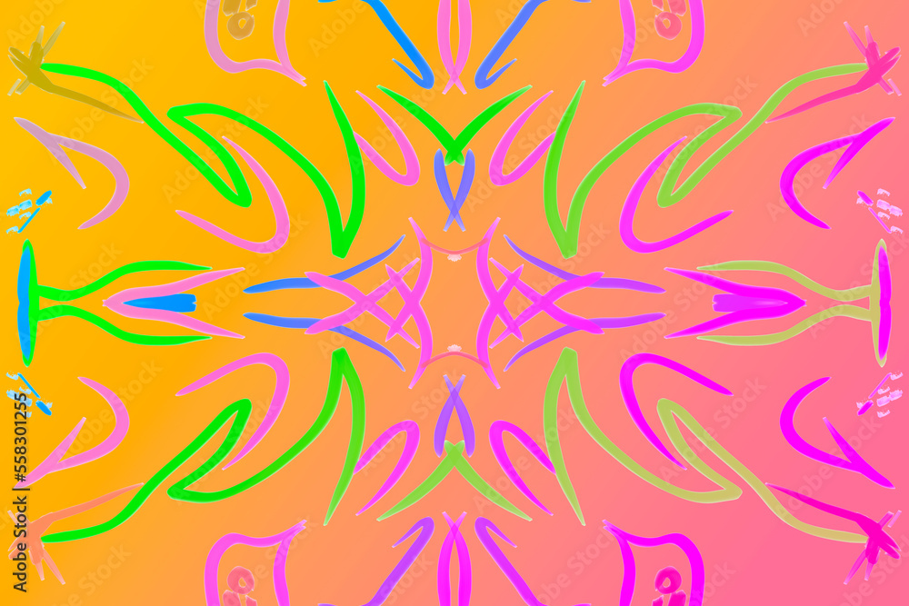 Fototapeta premium colored background with colored lines