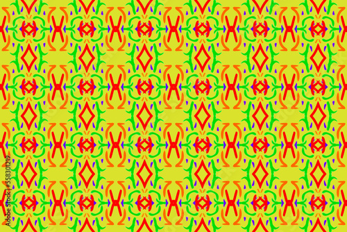 abstract seamless pattern with shapes