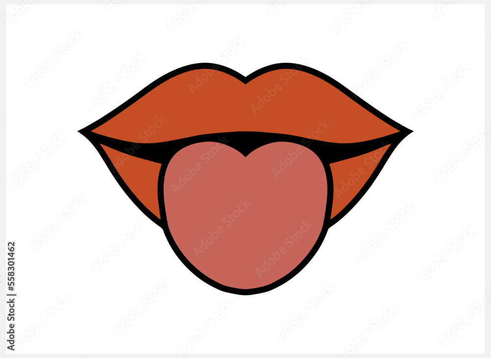 Doodle part face of people isolated. Lips hand drawn line art. Sketch vector stock illustration. EPS 10 Doodle part face of people isolated. Lips hand drawn line art. Sketch vector stock illustration. EPS 10
