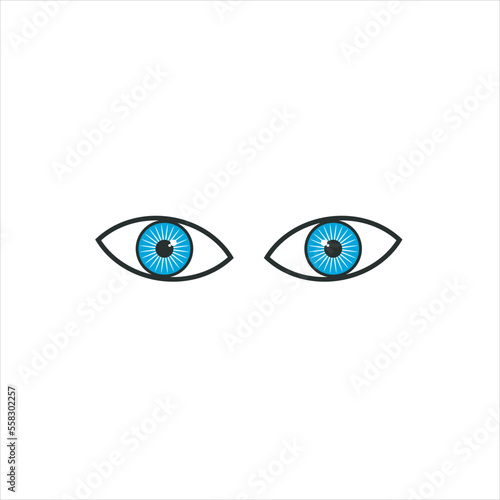Eye vector logo design idea , creative symbol template. 