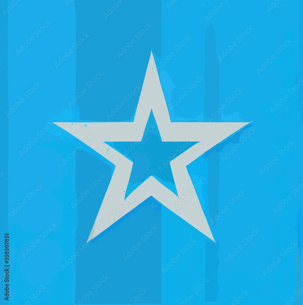 Obraz premium illustration of the Somalia flag