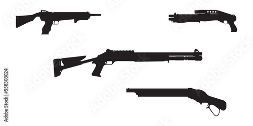 Set of shotguns