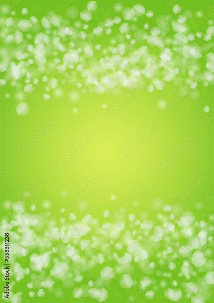 Abstract Green Background with Golden Circular Spot Lights. Vibrant Sunlight Summer and Spring Texture. Bokeh Blurry Template. Shiny Gradient Cover. Festive Christmass and New Year Snow on Green. Abstract Green Background with Golden Circular Spot Lights. Vibrant Sunlight Summer and Spring Texture. Bokeh Blurry Template. Shiny Gradient Cover. Festive Christmass and New Year Snow on Green.