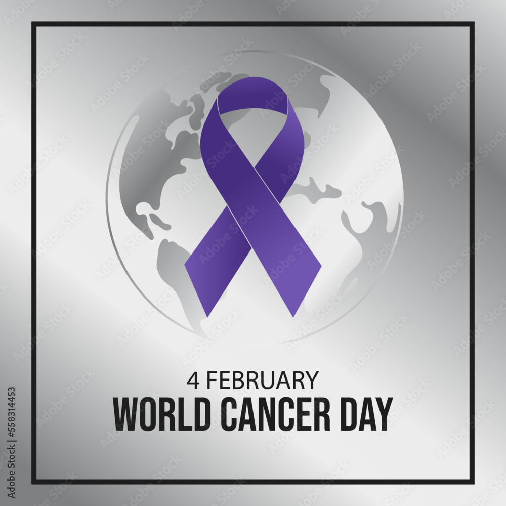 world cancer day vector illustration design. 4 February world cancer day vector illustration design. 4 February