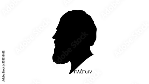 Platon silhouette photo