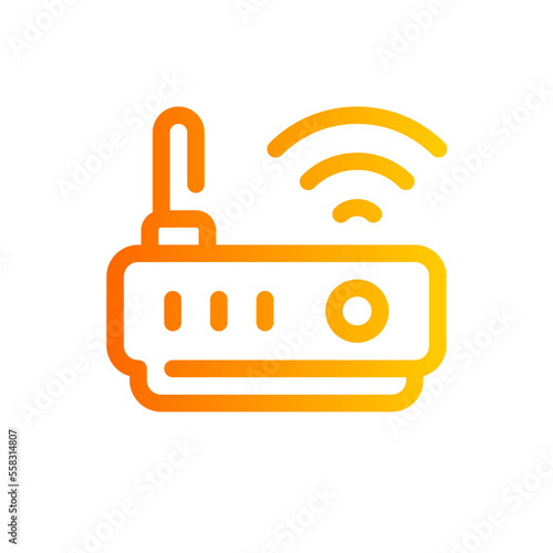 modem gradient icon