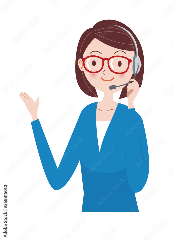 オペレーター_コールセンター_女性