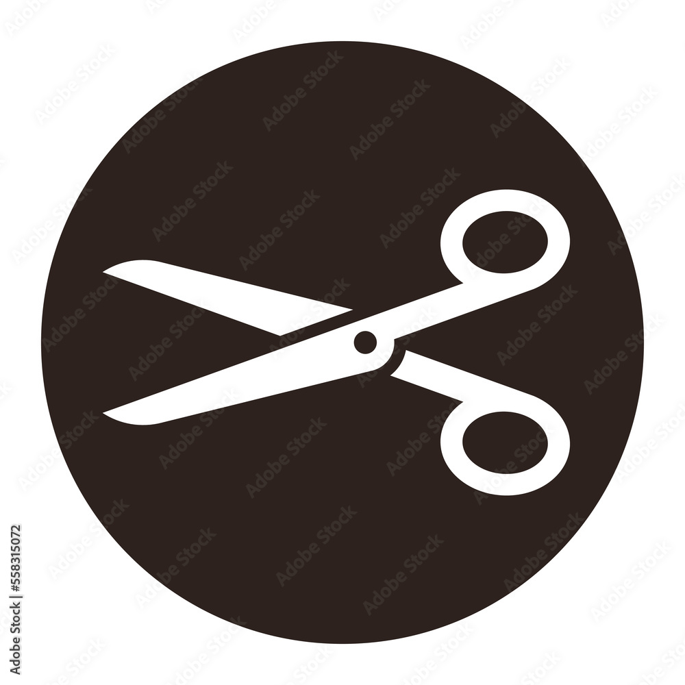 Scissors button Scissors button