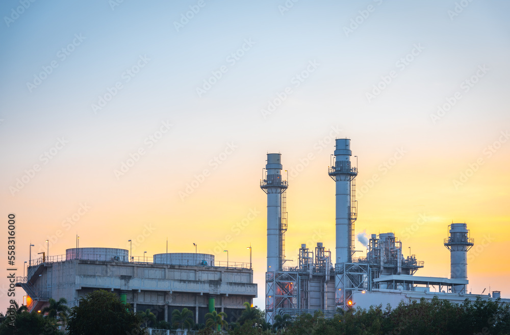Obraz premium petrochemical plant power generation
