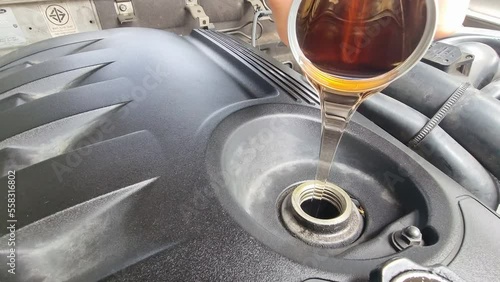 engine oil additives and parts of the engine