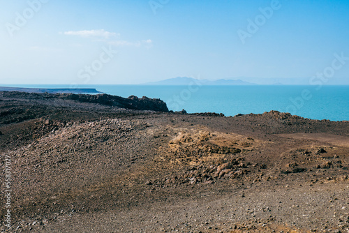 Scenic view of Lake Turkana seen from El Molo Village in Loiyangalani  Kenya