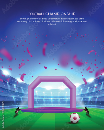 Podium a Winner Football Championship 234