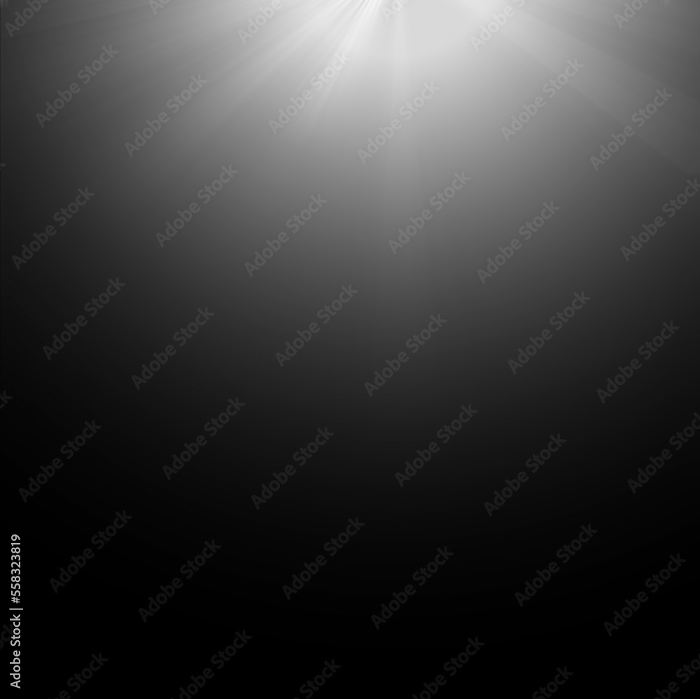 Overlay, flare light transition, effects sunlight, lens flare, light leaks. High-quality stock image of warm sun rays light effects, overlays or golden flare isolated on black background for design - obrazy, fototapety, plakaty 