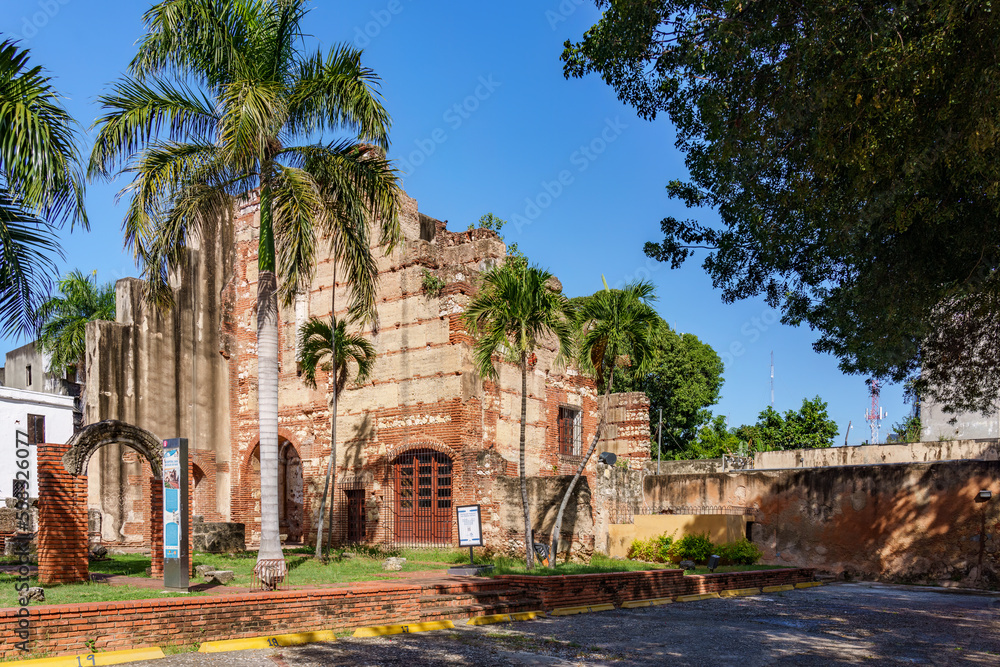 Ruins of first hospital in Santo Domingo