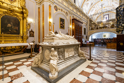 tomb of Cardinal Silíceo, Royal College of Noble Maidens, Toledo, Castilla-La Mancha, Spain photo