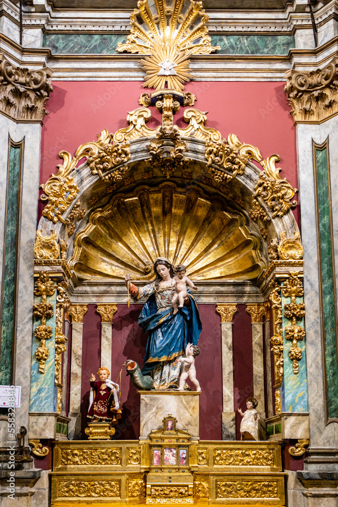 Virgen del Socorro, German Lopez Mejia, 18th century, church of San Ildefonso, church of the Jesuits, Toledo, Castilla-La Mancha, Spain
