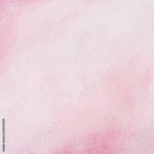 Pink watercolor texture on paper background. Social media story, post background for wedding, beauty, cosmetics, jewelry, spiritual, yoga, meditation. Soft paint brushstrokes. Invitation card template