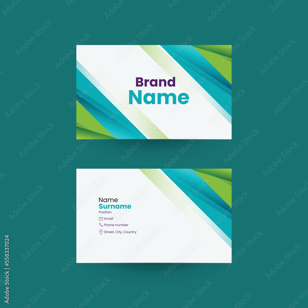 Business card abstract background illustration template design Business card abstract background illustration template design