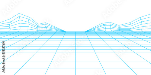 Metaverse and video game background