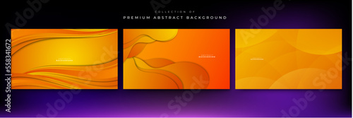 Abstract minimal orange background with geometric creative and minimal gradient concepts, for posters, banners, landing page concept image.