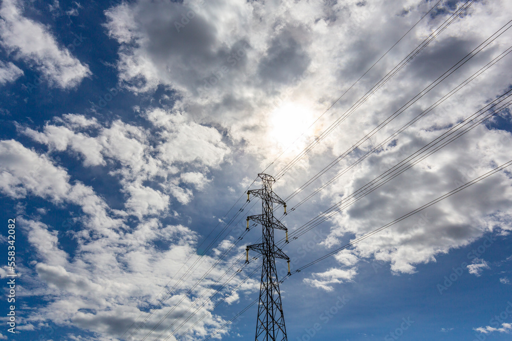 Obraz premium A Power Line