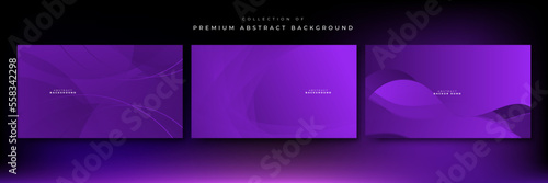 Modern purple geometric shapes corporate abstract technology background. Vector abstract graphic design banner pattern presentation background web template.