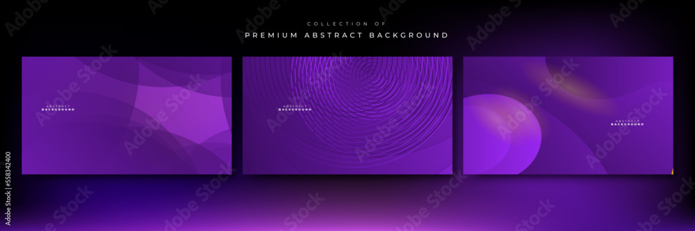 Abstract purple geometric shapes background. Vector illustration abstract graphic design banner pattern presentation background wallpaper web template.