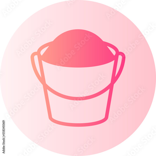 pail gradient icon